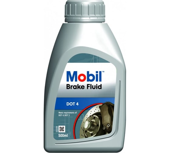 Изображение товара Тормозная жидкость MOBIL Brake Fluid DOT4 0,5 л 150906R