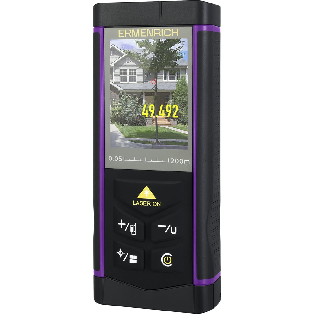 Изображение товара Профессиональная лазерная рулетка Ermenrich LR200 с камерой и дальностью 200 м