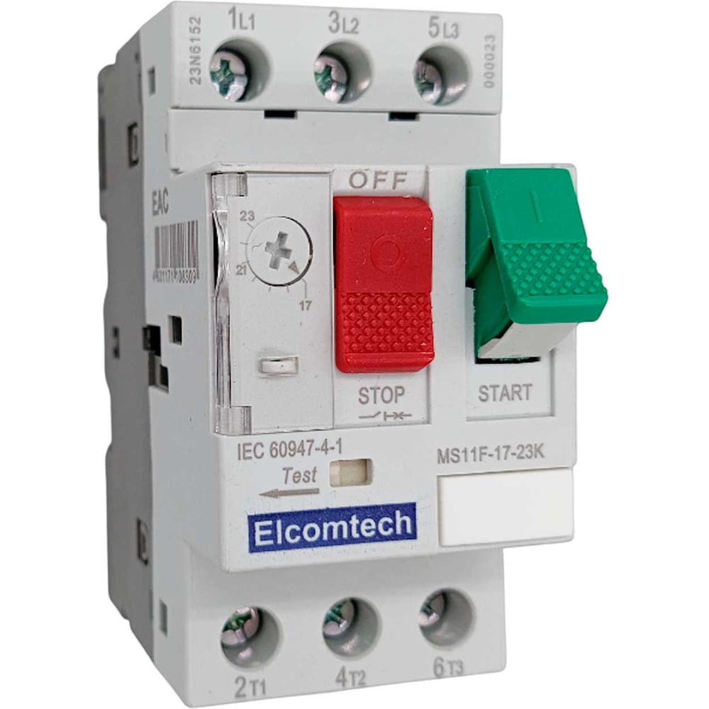 Мотор-автомат ELCOMTECH MS11F-17-23K (17-23А) УТ-00026451