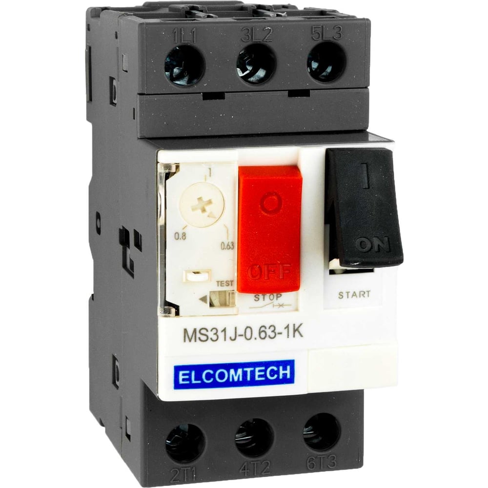 Мотор-автомат ELCOMTECH MS31J-0,63-1K (0,63-1А) УТ-00026530