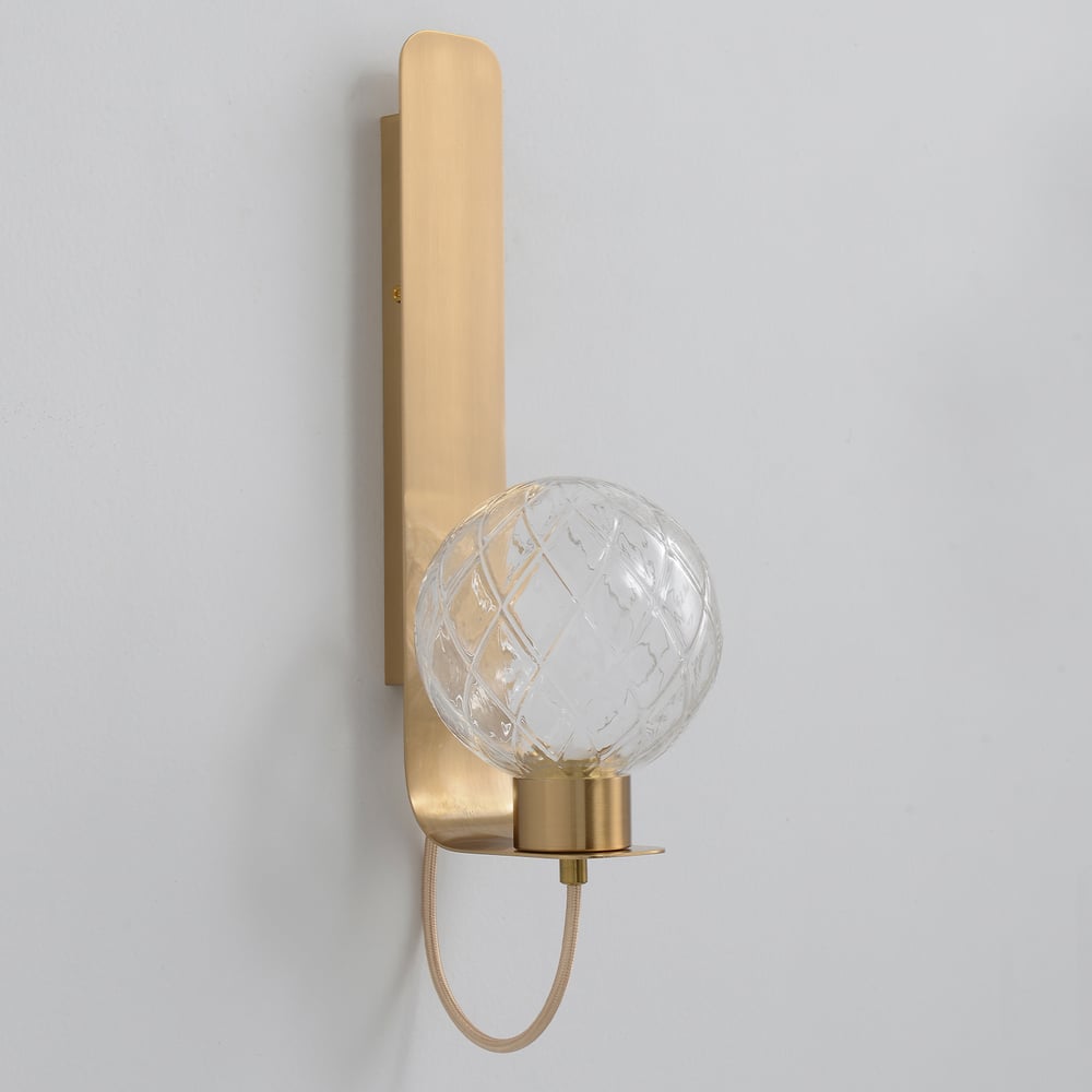 Изображение товара Настенный светодиодный светильник Crystal lux BELLA AP1 BRASS современного стиля