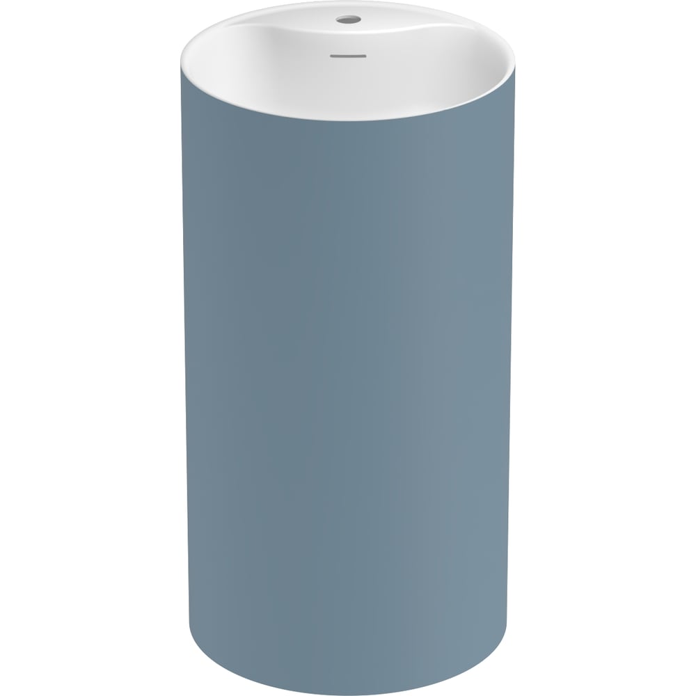 Изображение товара Напольная раковина Wellsee Chalice Perfection светло-синяя для ванной