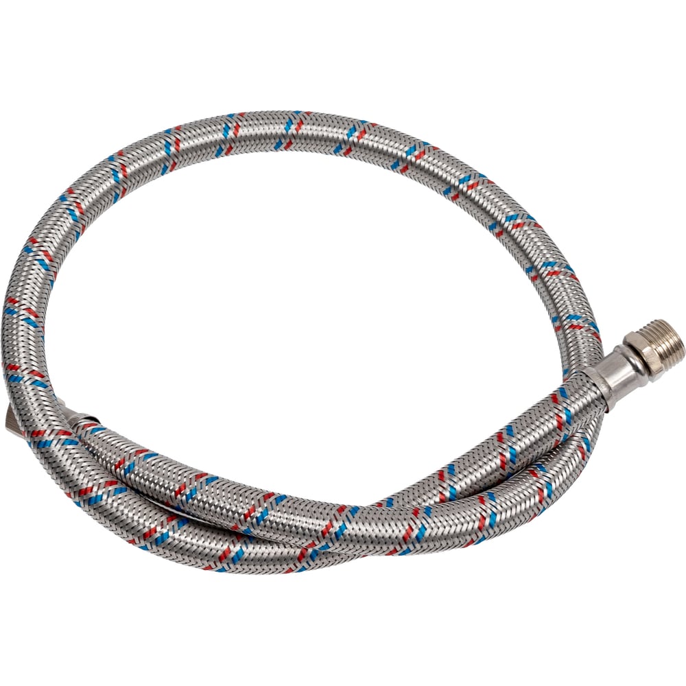 Изображение товара Гибкая подводка для воды Гигант 1/2 — вн-нар 1/2 — 100 см AQUALINE 04943