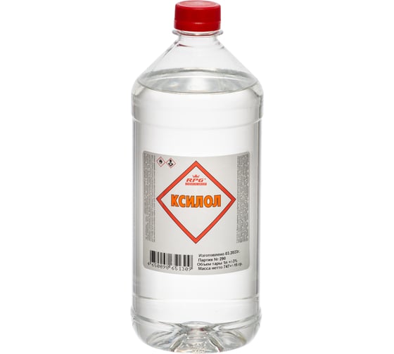 Изображение товара Ксилол RPG ПЭТ 1 л. 4650098651309