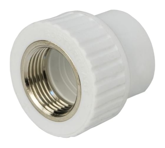 Изображение товара Муфта комбинированная Damento 32 мм, внутренняя резьба 1 1/4", белый 9079