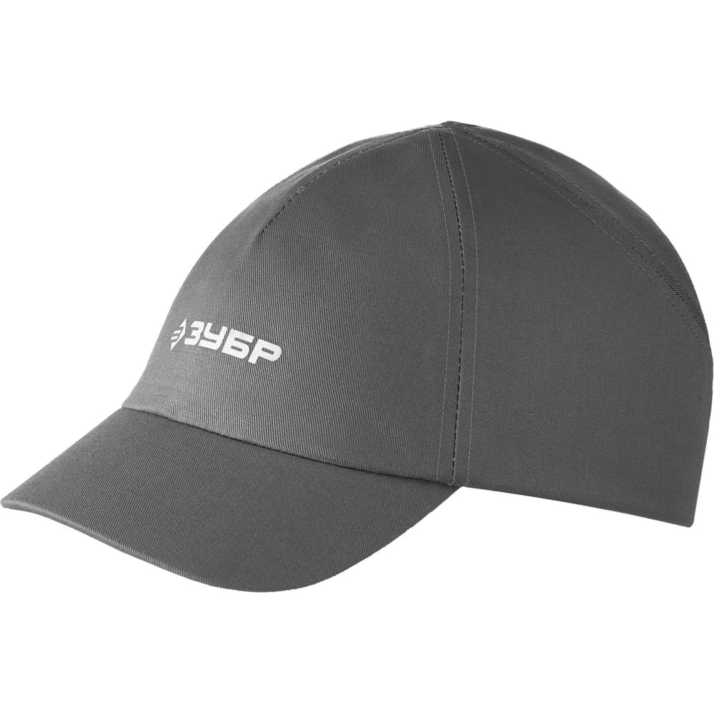 Изображение товара Защитная каскетка ЗУБР Легионер серого цвета, размер от 54 до 59 см