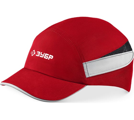 Изображение товара Защитная каскетка ЗУБР Профессионал Бином красная, размер от 54 до 59см 11096