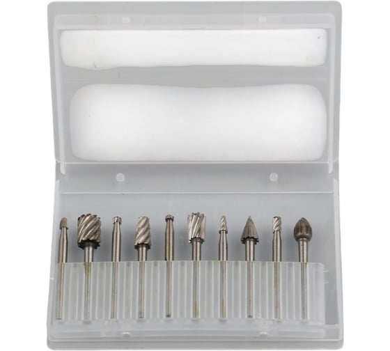 Изображение товара Набор фрез по дереву твердосплавные 10шт, 3мм Gigant GCMWS-10