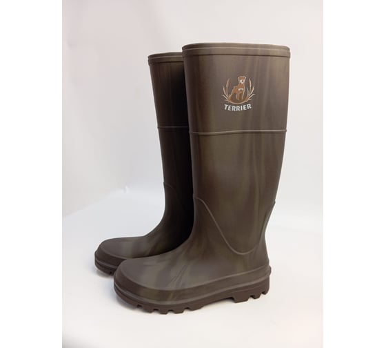 Изображение товара Водонепроницаемые сапоги ТЗРО С1300 мод. TERRIER Comfort из ПУ на подошве из ТПУ, с перфорированной вкладной стелькой из материала ЭВА, с подкладкой из трикотажного полотна с ПУ покрытием, (р. 300) С1300 Comfort, кмф, (р. 300)