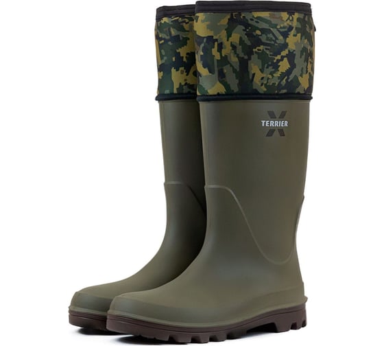 Изображение товара Сапоги водонепроницаемые из ПУ ТЗРО С1310 XTerrier Comfort на подошве из ТПУ, с перфорированной вкладной стелькой из материала ЭВА, с подкладкой из трикотажного полотна с ПУ покрытием, размер (р. 277) С1310 Comfort, (р. 277)