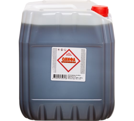 Изображение товара Олифа термополимерная RPG канистра 10 л. 4650098650708