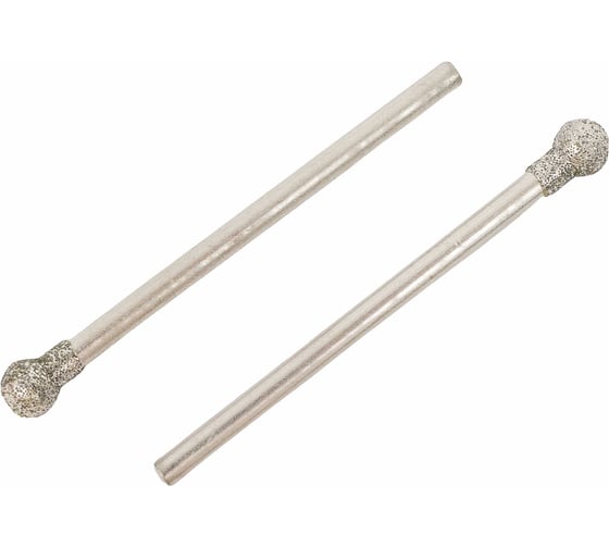 Изображение товара Мини-шарошки алмазные, d 4,0x3,2мм, длина 38мм, 2шт Gigant GMCDS4-2