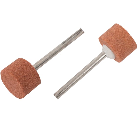 Изображение товара Круг абразивный шлифовальный на шпильке d 15,0x10,0x3,2мм P 120,, L 45мм, 2шт Gigant GGAS15