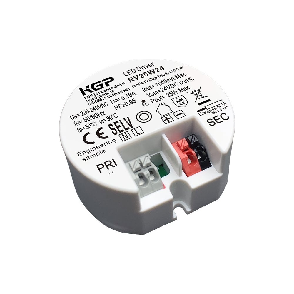 Изображение товара LED-драйвер KGP 25Вт AC-DC RV25W48 Т03756968 Изображение товара LED-драйвер KGP 25Вт AC-DC RV25W48 Т03756968