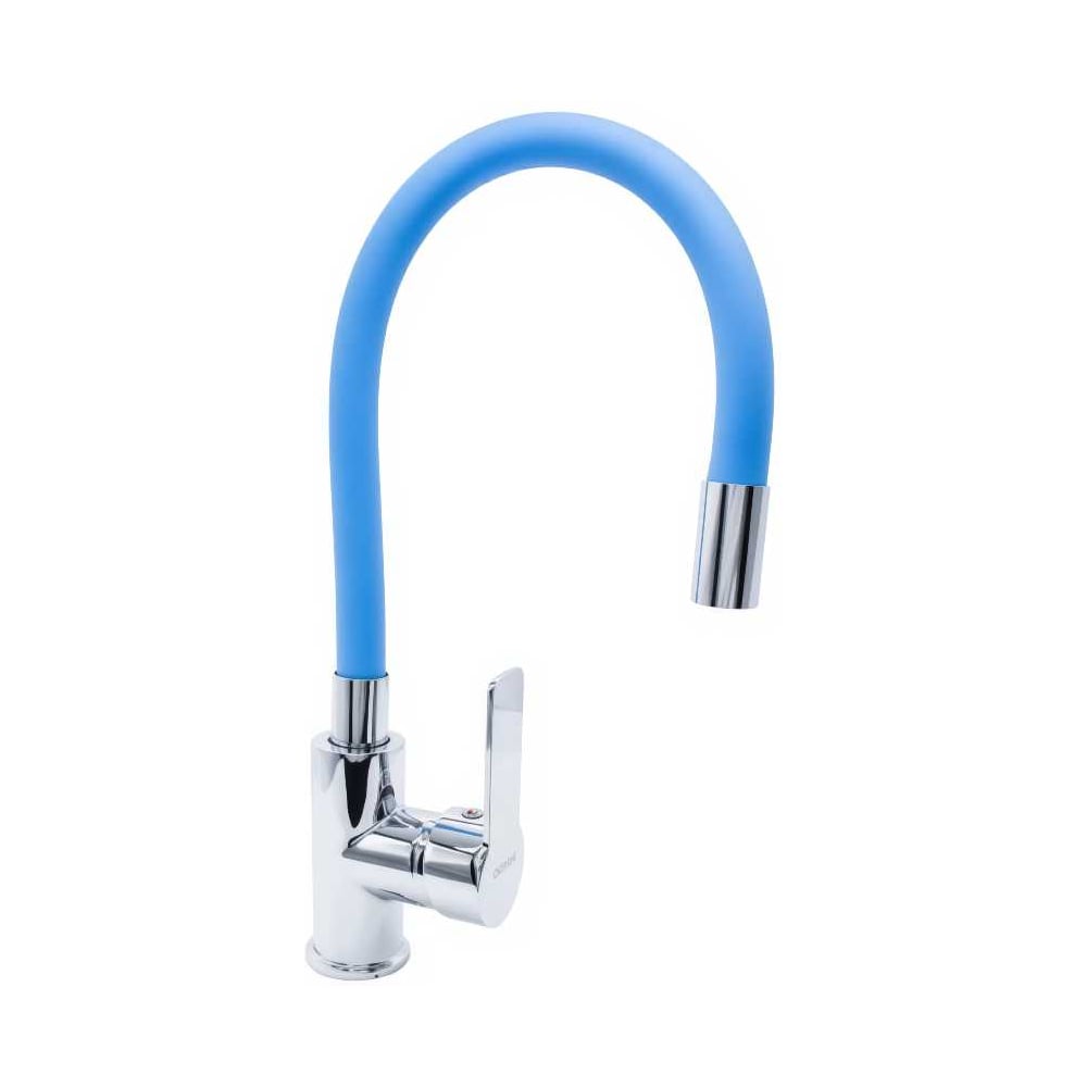Изображение товара Смеситель для кухни DORON DC 2655BLUE-N с гибким изливом и современным дизайном
