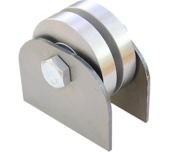 Изображение товара Ролик для ворот Rolik-Opt металл, d.65 мм, под полосу, на пластинах С3602