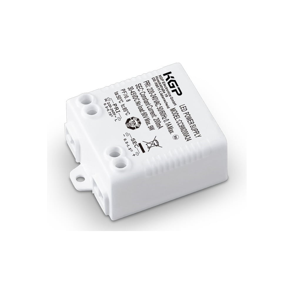 Изображение товара LED-драйвер KGP 11Вт AC-DC CC12W700A24 для светодиодных лент
