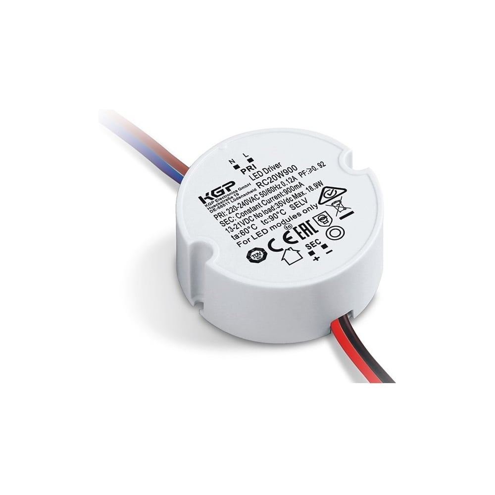 Изображение товара LED-драйвер KGP 20Вт AC-DC RC20W700 для светодиодных лент