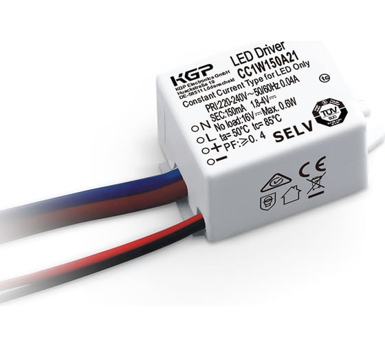 Изображение товара LED-драйвер KGP 3Вт AC-DC CC3W350A21 Т03752733