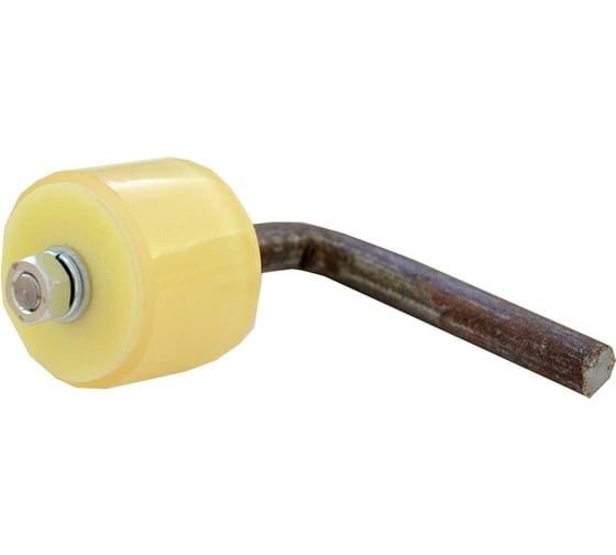 Изображение товара Поддерживающий ролик Rolik-Opt капролон/силикон, атмосферостойкий, гнутый К1001