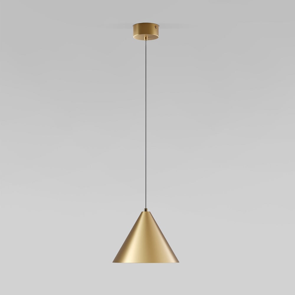 Изображение товара Подвесной светильник Elektrostandard Conus 13W теплый белый золото стиль модерн