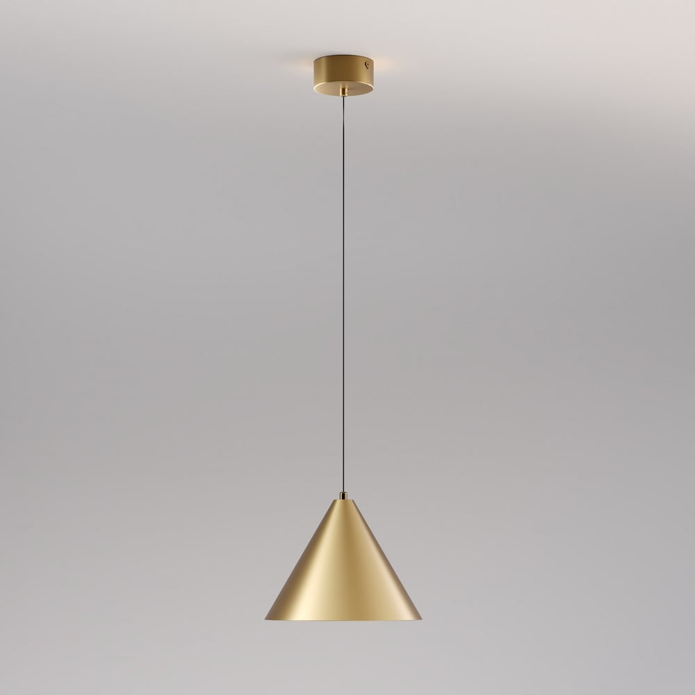 Изображение товара Подвесной светодиодный светильник Elektrostandard Conus 13W 4000K золото