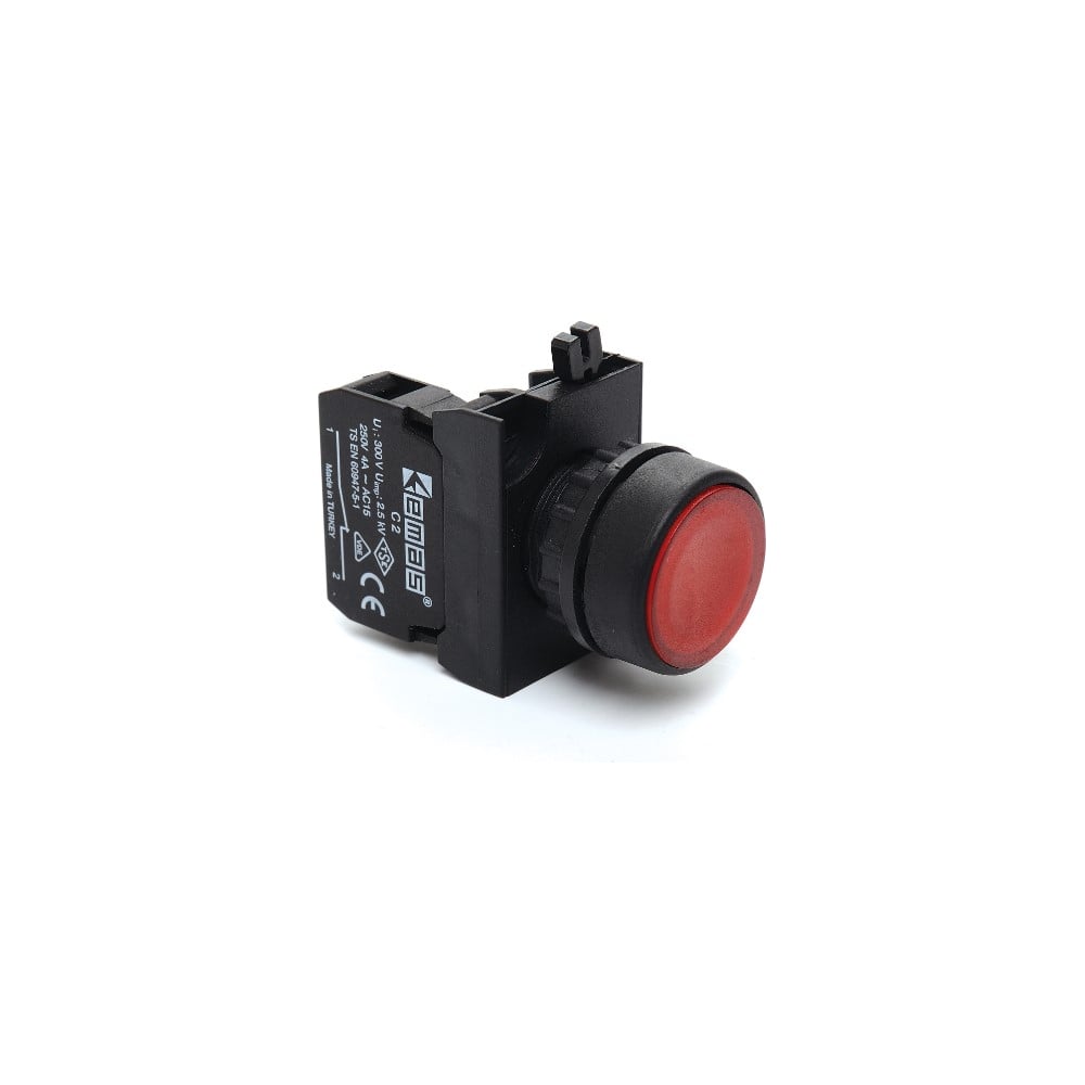 Изображение товара Кнопка подсветки Emas CP162DK красная 12-30В