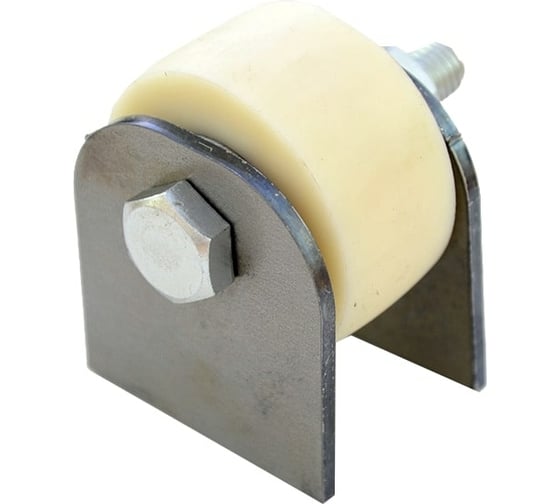 Изображение товара Ролик Rolik-Opt капролон, d.50 мм, гладкий, на пластинах К2519