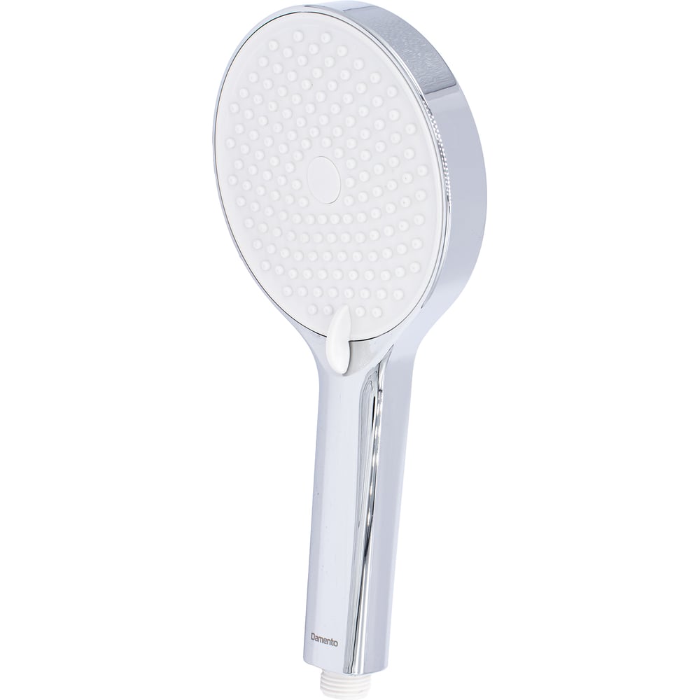 Изображение товара Лейка для душа Damento SD03.09W 3 режима диаметр 130 мм белая хром