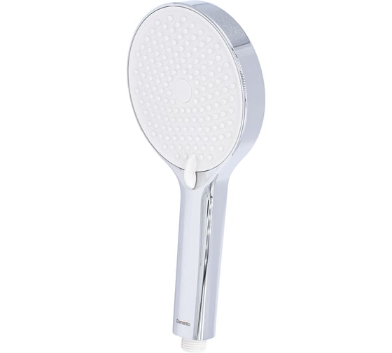 Изображение товара Лейка для душа Damento SD03.09W, 3 режима, диаметр 130 мм, белая/хром, блистер 016277