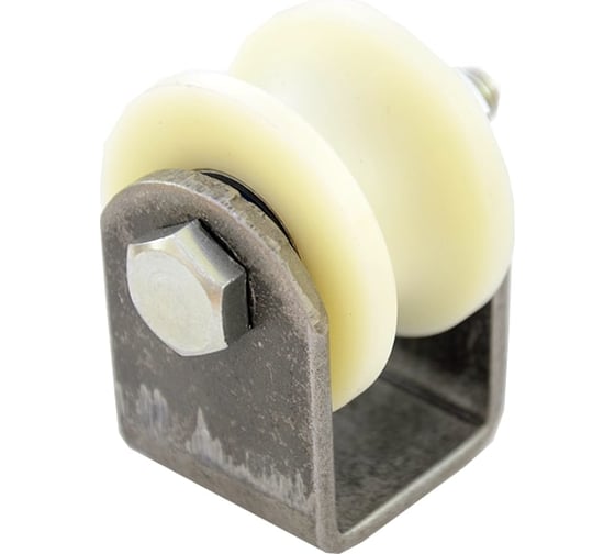 Изображение товара Ролик Rolik-Opt капролон, d.50 мм, под трубу d.1/2", на платформе К2524