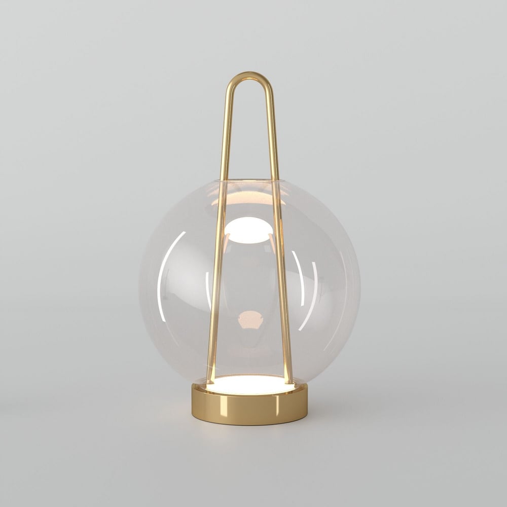 Изображение товара Настольный светодиодный светильник Eurosvet Frasco латунь 80507/1