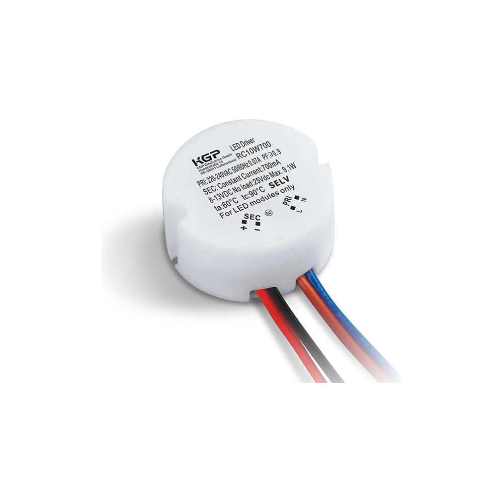 Изображение товара LED-драйвер 6Вт для светодиодных лент AC-DC RC6W250 Т03734067 надежный и компактный