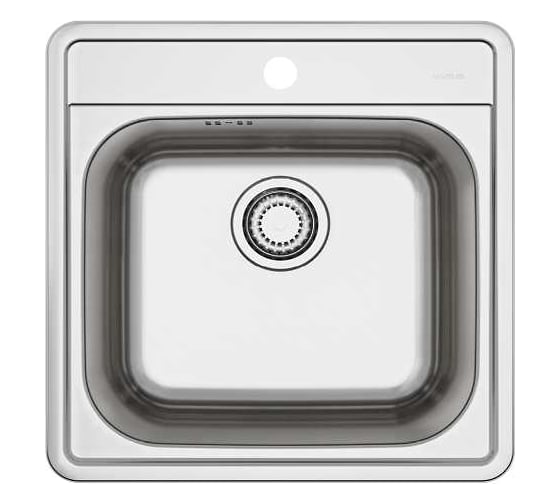 Изображение товара Мойка ALVEUS MORE 20 NAT-90 490 X 500 в комплекте с сифоном 1151258