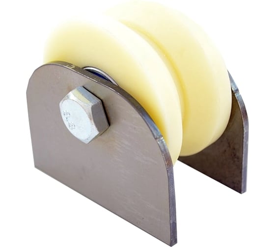 Изображение товара Ролик для ворот Rolik-Opt капролон, d.70 мм, под угол, на пластинах К2711