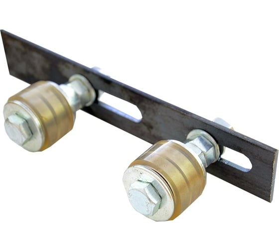 Изображение товара Комплект поддерживающих роликов на пластине Rolik-Opt силикон, d.45 К1103