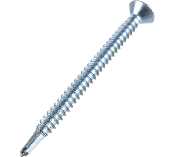 Изображение товара Саморез ZAMETAL 4,8x60 со сверлом и потайной головкой, DIN7504Р, оц., 200 шт ZA082396