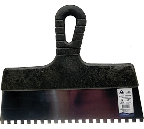 Изображение товара Шпатель для клея DeltaRoll 200 мм, зуб 6х6, нержавейка S66200