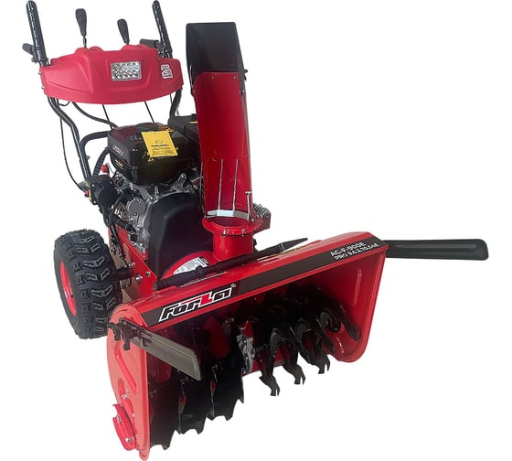 Изображение товара Снегоочиститель FORZA PRO АСF900E двигатель 9,0л.с стартер ручной, стартер 230V, скорость 6 вперед 2 назад, ковш ширина 700мм высота 545мм, колеса 13 дюймов 9.6.2.70.54 E