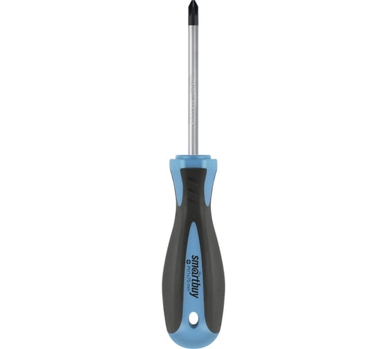 Изображение товара Крестовая отвертка Smartbuy PH1x75, эргономичная 2х-компонентная рукоятка, CR-V SBT-SCS-PH1x75P1