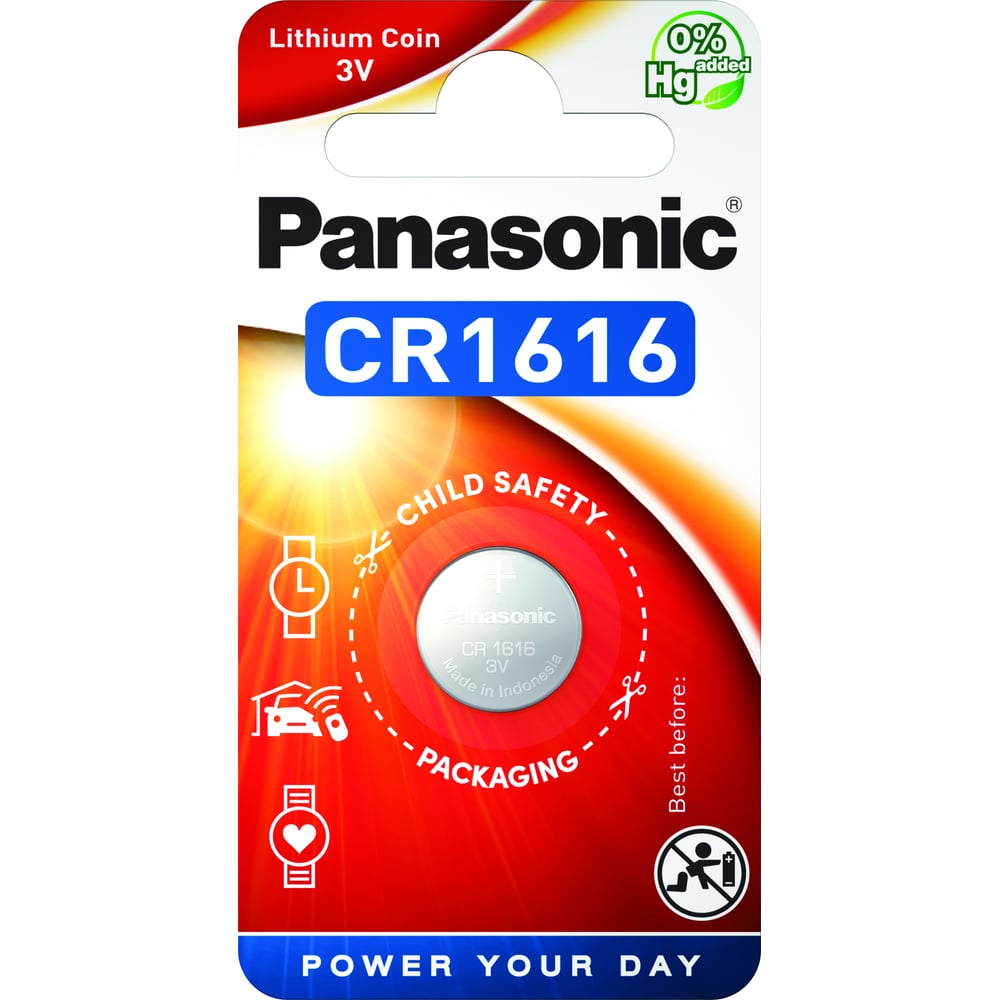 Батарейка Panasonic батарейка cr1616 minamoto cr1616 5bl 5 штук