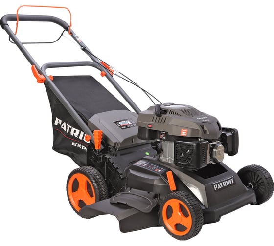 Изображение товара Газонокосилка бензиновая Patriot PT 66LS, 201сс, 6,5л.с., 66см, 60л. трав., метал. дека, привод на колеса, мульчирование, боковой выброс, 2 ножа 512109066