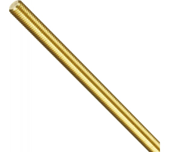 Изображение товара Шпилька резьбовая Insparion DIN 975 / 976 ЛАТУНЬ M3x1000 С1-00002759