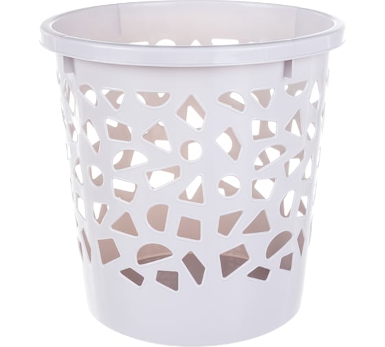 Изображение товара Корзина для мусора Бытпласт диаметр 260 мм, высота 260 мм светло-серый 43124313095 431243130