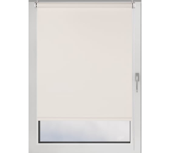 Изображение товара Рулонная штора PRAKTO BLACKOUT Dublin 80х160 см, белый 7799651