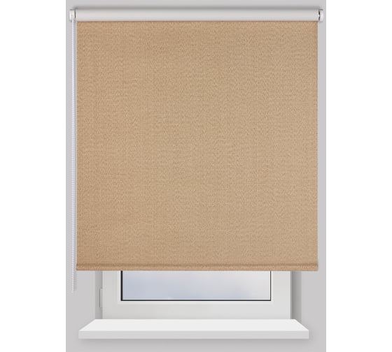 Изображение товара Рулонная штора PRAKTO BLACKOUT Dublin 110х160 см, коричневый 7799934