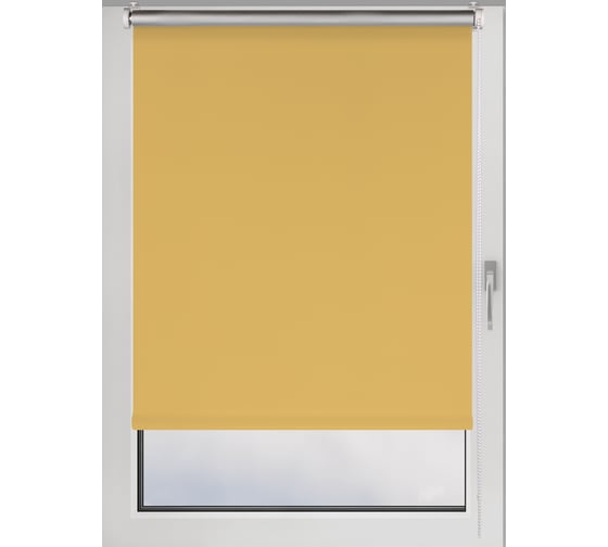 Изображение товара Рулонная штора PRAKTO Blackout Silver 90х160 см, медовый 7794977