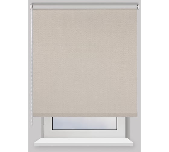 Изображение товара Рулонная штора PRAKTO BLACKOUT Dublin 100х160 см, бежевый 6530376