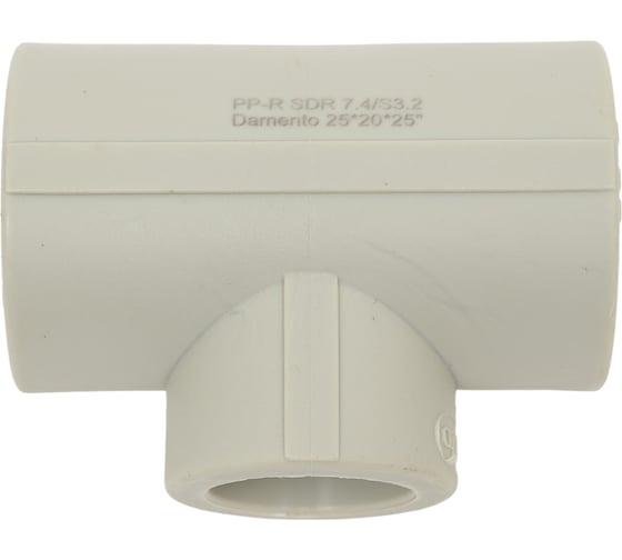 Изображение товара Тройник соединительный переходной Damento 25х20х25 мм, серый 8797