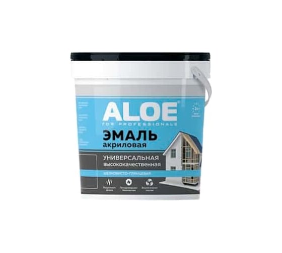 Изображение товара Акриловая универсальная эмаль ALOE чёрная 11157